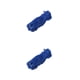 thumbnail image 2 of Hamaca de malla de cuerda de nailon Sonducket columpio para dormir plegable ligera para senderismo hogar adultos patio Azul oscuro 2piezas, 2 of 6