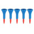 thumbnail image 2 of 5x Tees de goma de golf profesionales Soporte casi irrompible  de entrenamiento Plástico flexible para práctica de rango Golfista Deportes rojo Macarena Titular de tee de golf, 2 of 8