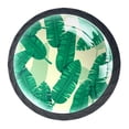thumbnail image 2 of 4 Pcs Banana Leaf Knobs for Kitchen Cabinet Cupboard Dresser Bookcase Drawer Pulls Handles Round Home Decor, 2 of 7