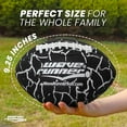 thumbnail image 6 of Wave Runner Grip It Waterproof Junior Size Football, 9.25-Inch, Durable Double-Laced, Ideal for Beach, Pool, and Outdoor Games Silver, 6 of 9