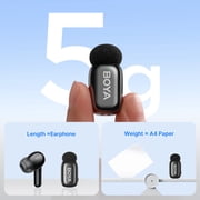 BOYA Mini 2 Wireless Lavalier Microphone for iPhone/Android, 328 FT, AI Cancelling, 30 H, Plug & Play, Lavalier Microphone for Tiktok, YouTube, Streaming, Gray