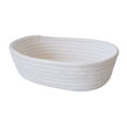 thumbnail image 2 of Basket Organizer, Student Organizer, Under Desk Organizer, Small Bathroom Storage, 10X6X3 Inch 1Pc Durable White Cotton Rope Woven Basket Suitable for Storing Student Essentials,, 2 of 8