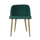 thumbnail image 3 of Set de 2 Sillas de Comedor Tapizadas Lucca Turquesa Mundo In Casa, 3 of 9