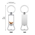 thumbnail image 2 of WIRESTER Household Kitchen Tools Keychains Metal Bottle Opener With Key Ring - Animal Fawn Chihuahua Dog, 2 of 6