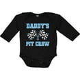 thumbnail image 3 of Inktastic Daddys Pit Crew Boys Racing Boys Long Sleeve Baby Bodysuit, 3 of 5