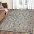 thumbnail image 7 of Ox Bay Epoch 5' x 7'9" Blue/Gray Floral Lattice Hand-Tufted Wool Blend Indoor Area Rug, 7 of 7