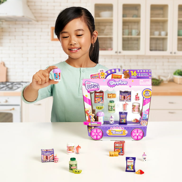 Shopkins Real Littles, Collector's Pack, 8 Shopkins Plus 8 Real Branded  Mini Packs, 16 Total Pieces, Style May Vary, Ages 5+ 