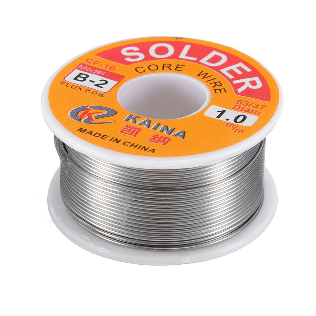 1mm Rosin Core Solder 63/37 Tin Lead Line Welding Flux Soldering Iron Wire Reel 