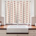thumbnail image 2 of Ambesonne Floral Kitchen Curtains, Pink Country Farmhouse, 55"x39", Pale Pink White, 2 of 3