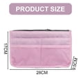 thumbnail image 2 of Bolsa de cosméticos multifuncional, bolsa con cremallera de doble capa, bolsa de lavado, hecha de nailon, 2 of 5