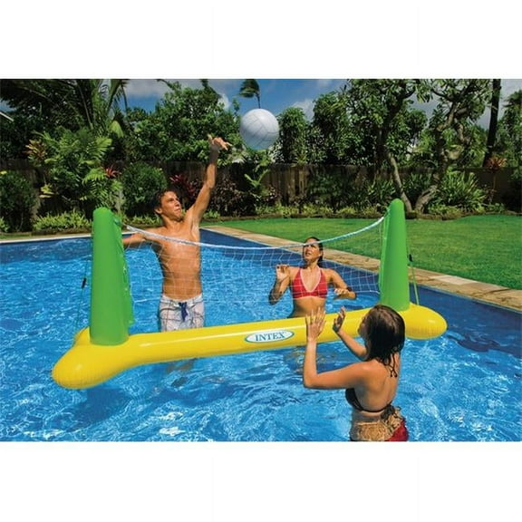 Go-for-Gold Inflatable Pool Volleyball Set, Plastic
