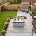 thumbnail image 4 of WAVE Garda 4-Person Square Eco-Foam Hot Tub with Wi-Fi Heater, 70 Jets, Graphite Gray, 4 of 6