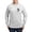 Ash Gray, variant on - SNOWBOARDING Long Sleeve T Shirt - Unisex Cotton Long Sleeve T-Shirt