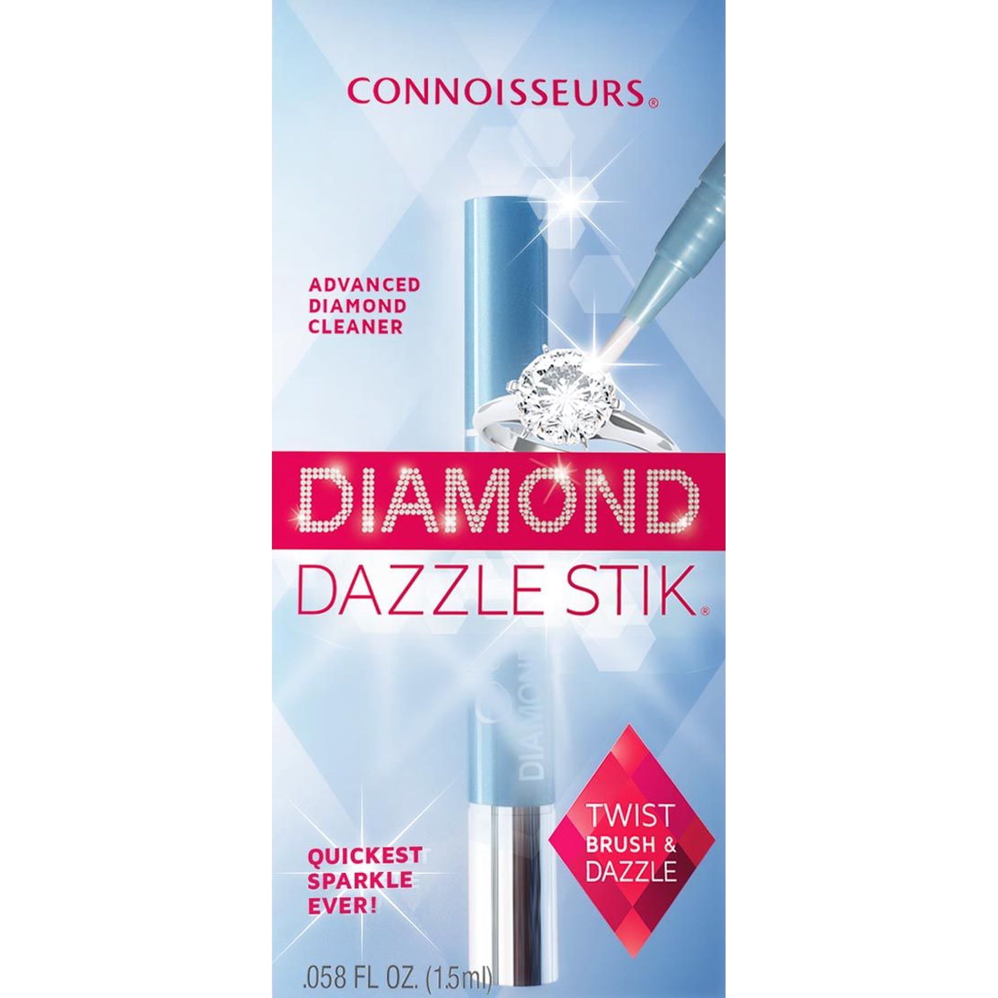 Connoisseurs Diamond Dazzle Stik Jewelry Cleaner Pen, 0.05 fl oz