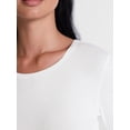 thumbnail image 4 of ClimateRight by Cuddl Duds Women’s Mild Essential Base Layer Livaeco Jersey Long Sleeve Crewneck Thermal Top, Sizes XS-4X, 4 of 5