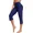 navy blue, variant on Alove Womens High Waisted Swimming Pants with Pockets Water Swim Tights Swimming Capris