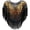 Black gold, variant on Women's Fringed Sequined Mesh Cropped Round Neck Shawl Casual Versatile Tassel Cape Small Outer Wear Wrap,Black