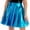 Light Blue, variant on Idoravan Women's Basic Versatile Skirt Womens Basic Versatile Stretchy Flared Casual Solid Color Party Cosplay Mini Skater Skirt