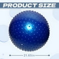 thumbnail image 2 of BESTSKY Exercise Ball,21.65in Yoga Ball,Anti-Slip Exercise Balls,Blue, 2 of 7