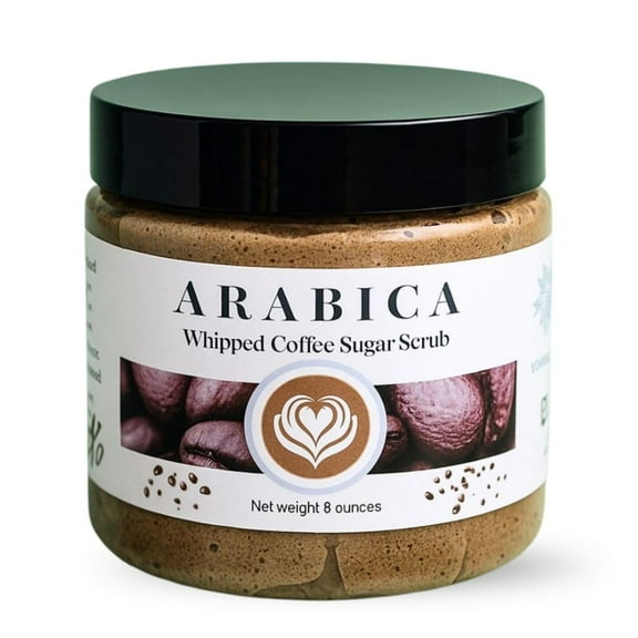Aromatic Arabica Coffee Whipped Sugar Scrub 8 oz