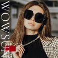 thumbnail image 2 of Gafas de Sol WOWSUN Oversize de Moda para Mujer con Protección UV400, 2 of 6