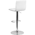 thumbnail image 4 of Home Square Tufted Adjustable Bar Stool in White Finish - Set of 2, 4 of 6