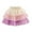 Purple, variant on ShomPort Kids Girls Mini Layered Skirt Cute Tulle Skirt Elastic High Waist Multicolor Flowy Dance Skirt