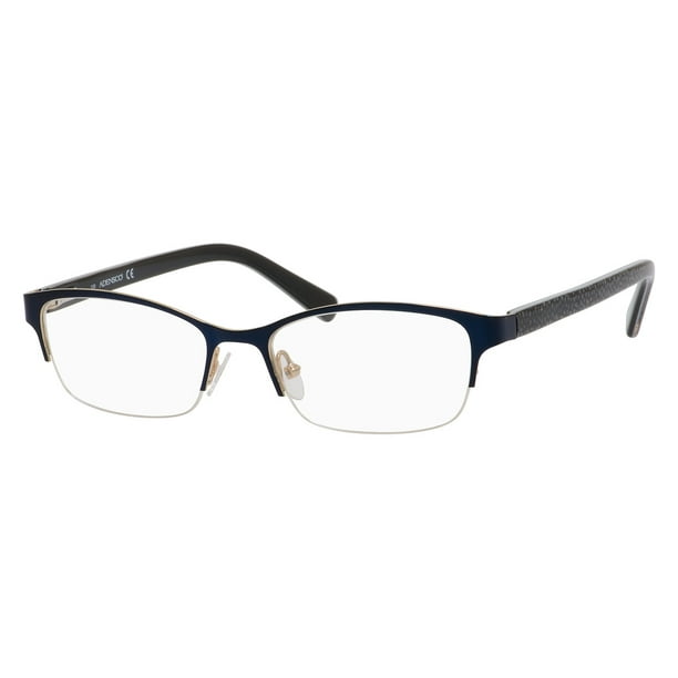 Adensco 200 SemiRimless Oval Modified Satin Navy Eyeglasses Walmart