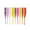thumbnail image 2 of Soidarity Lote de 15 unidades de señuelos blandos de gusano de silicona para pesca, señuelos artificiales de pesca de 38mm, cebos artificiales Pescar 1# Soidarity DJ0680-01, 2 of 6