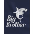 thumbnail image 2 of Big Brother Little Brother Shirts Gift For Shark Loving Boys Siblings Set Big Bro California Blue 3T / Lil Bro Aqua 18M (12-18M), 2 of 5