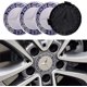thumbnail image 2 of Juego de 4 tapacubos azules, compatibles con Mercedes-Benz, tapacubos de 75 mm, tapacubos ABS, 2 of 5