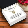 thumbnail image 5 of To My Soulmate - WifeGirlfriend Gift - Forever and Always - White Card - Love Knot Necklace - White/Yellow Plated - Message Card & Gift Box, 5 of 5