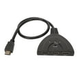 thumbnail image 1 of Commutateur Interface Multimédia HD 3 Ports, Commutation Automatique 3 en 1 Plug And Play Commutateur Noir pour Projecteurs pour PC pour HDTV, 1 of 8