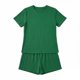 thumbnail image 1 of Pajama para Mujer Conjunto de Pantalones Cortos de Pascua Impreso de Manga Corta con Bolsillos de Pantalones Cortos Coincidentes, Poliéster Suave Home Lounge, 1 of 6