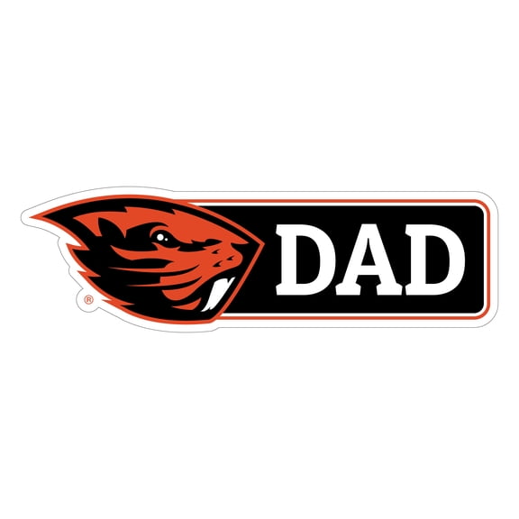 Oregon State Beavers Proud Dad Die Cut Decal Officially Licensed Collegiate Product (3-Inches Wide)
