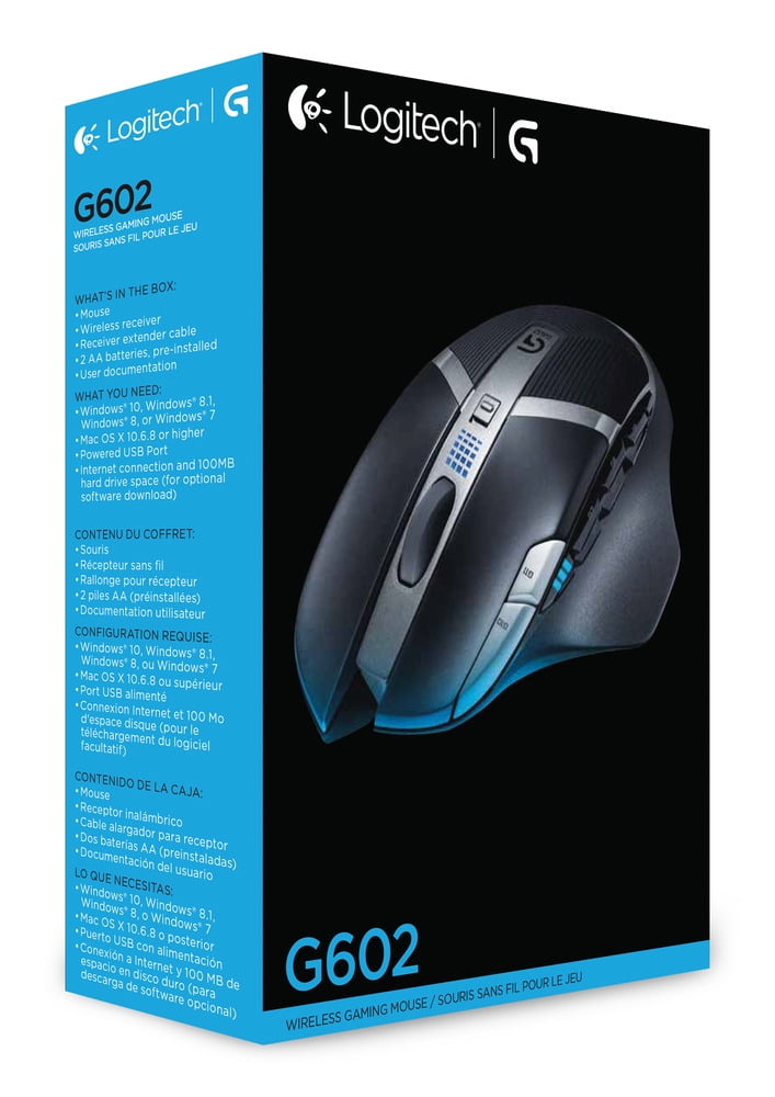 Karakter værdi Stige Logitech G602 Wireless Gaming Mouse - Walmart.com
