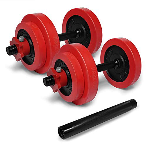 2 individual dumbbells IN HAND Yes4All Adjustable Dumbbells 60lbs Total 