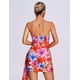 thumbnail image 3 of Vestido Minivestido ajustado con estampado floral sin tirantes y fruncidos de BELLA BARNETT, 3 of 5
