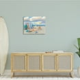 thumbnail image 2 of Stupell Industries Summer Beach Scene Retro Van Surfboards Dogs Playing, 30 x 24, Design by James Wiens, 2 of 7