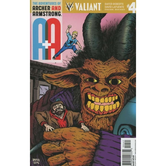 A And A: The Adventures of Archer And Armstrong #4D VF ; Valiant Comic Book
