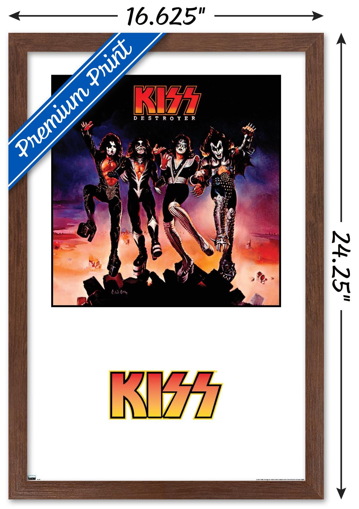 KISS - Destroyer Album Series Wall Poster, 22.375