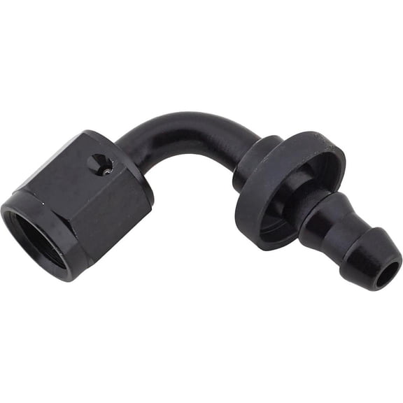 Fragola 209004-BL Series 8000 Push-Lite Hose End, 90 Deg, -4 AN