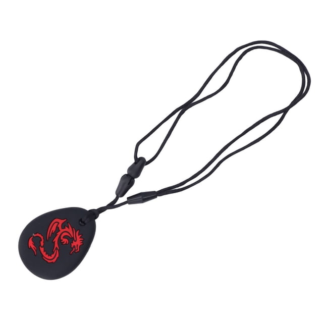 Collar masticable BuyWeek 2 piezas de silicona sensorial