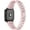 Pink, variant on REOQ 20MM Jewelry Watch Band Compatible with Amazfit Bip/Bip Lite/Bip S/Bip U Strap, Stainless Steel Replacement Wristband Bracelet