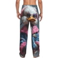 thumbnail image 3 of Daiia Lady Duck Men's Sleep Pant with Pockets and Drawstring,Pajama Pants-Large, 3 of 9