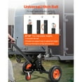 thumbnail image 5 of KFFKFF Trailer Mover, 1500lbs Load Bearing Capacity, Dual-Purpose Trailer Dolly with 22 in and 26 in Variable Height and 2 in Ball, 15.2 in Air-Filled Tires and All-Purpose Wheel, 5 of 9