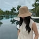 thumbnail image 3 of Sombrero de pescador de doble cara con circunferencia de 56-58 cm, sombrero de pescador para mujer, sombrero de pescador que cubre la cara, protector solar, sombrilla, sombrero de lavabo, 3 of 5