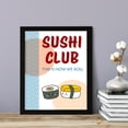 thumbnail image 3 of Designs ByLITA Sushi Club This Is How We Roll, 11 x 14 White Framed Print Inspirational Wall Art | Decoration For Sushi Lovers, 3 of 6