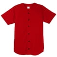 thumbnail image 2 of Baseball Shirts for Men Short Sleeve Button-Down V Neck Tshirts Shirt Mens Casual Solid Color Breathable Athletic Workout Tees Tops, 2 of 5