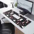 thumbnail image 2 of Long Mouse Pads for Desk,Ballerina Princess Swan Pattern Desk Mats on Top Of Desks, Desk Mouse Pad Extra Large with 3mm Non-Slip Base and Stitched Edge for Gaming,Office,Work,Home 31.5"x11.8", 2 of 6